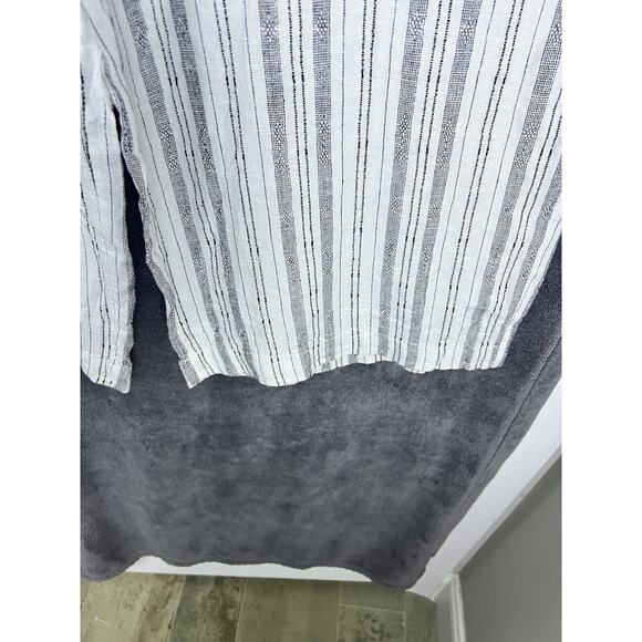 Time and Tru Women’s Multicolor Size 3XL White And Black Striped Pull Up - Picture 4 of 9